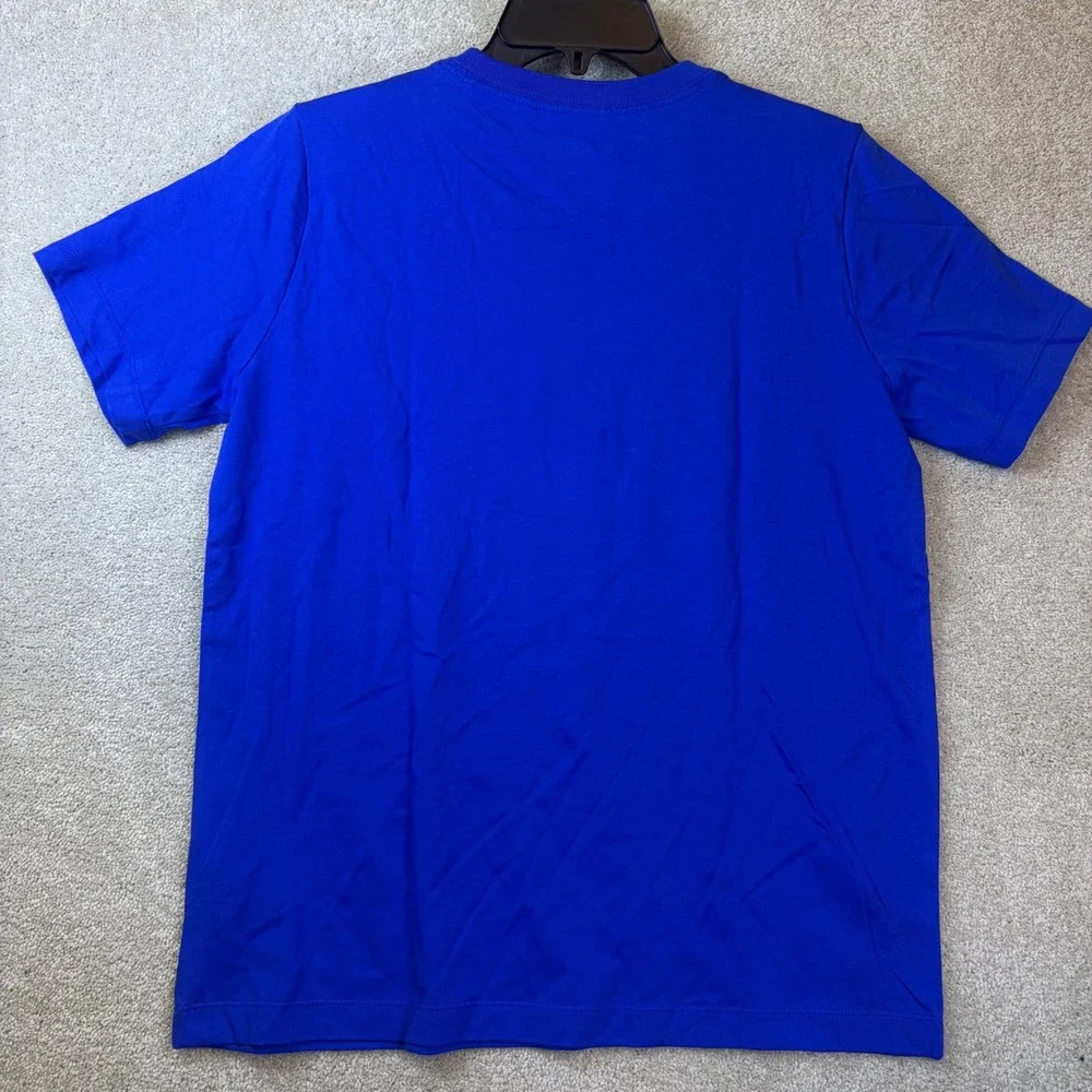 Nike Graphic T-Shirt Kids XL Blue Ready To Rise HV5223-480 Short Sleeve Boys NEW